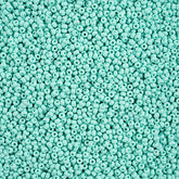 10/0 Preciosa PermaLux Seed Bead Dyed Chalk Mint Matte